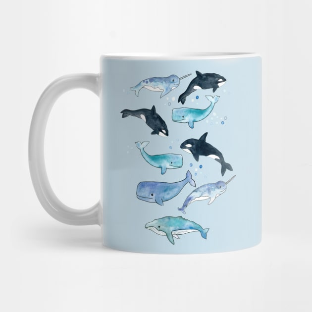 Whales, Orcas & Narwhals by tangerinetane